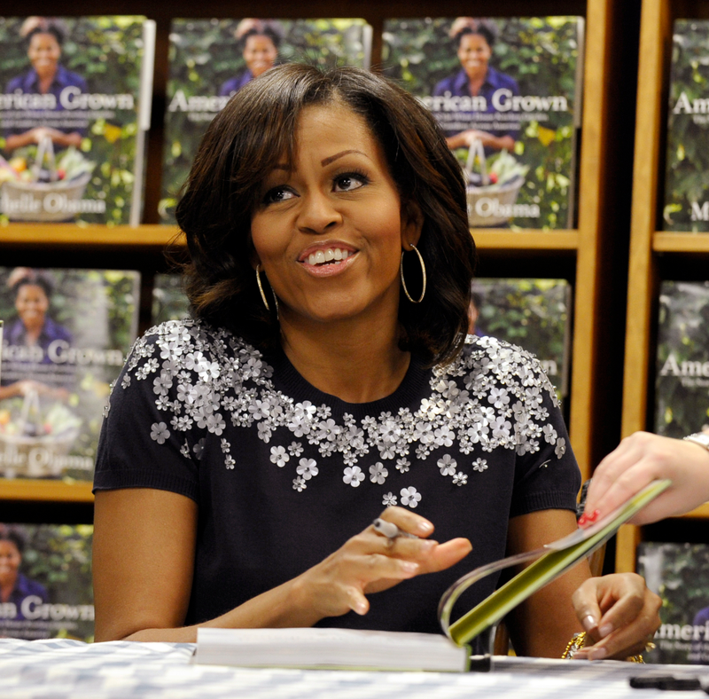 Illustration for article titled Michelle Obama Debuts Side Swept Bangs Because Benghazi